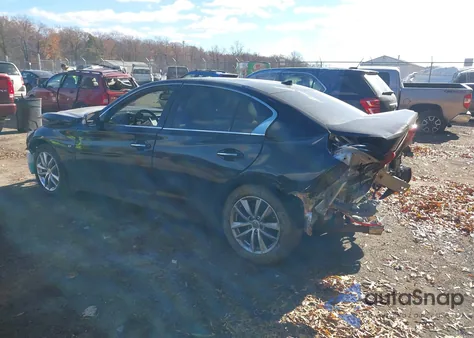 2015 Infiniti Q50 Premium from USA, damaged, VIN JN1BV7AR6FM395242